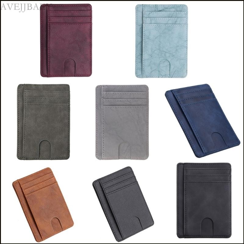 Slim RFID Blocking Leather Wallet Credit ID Card Holder Purse Money for Case for