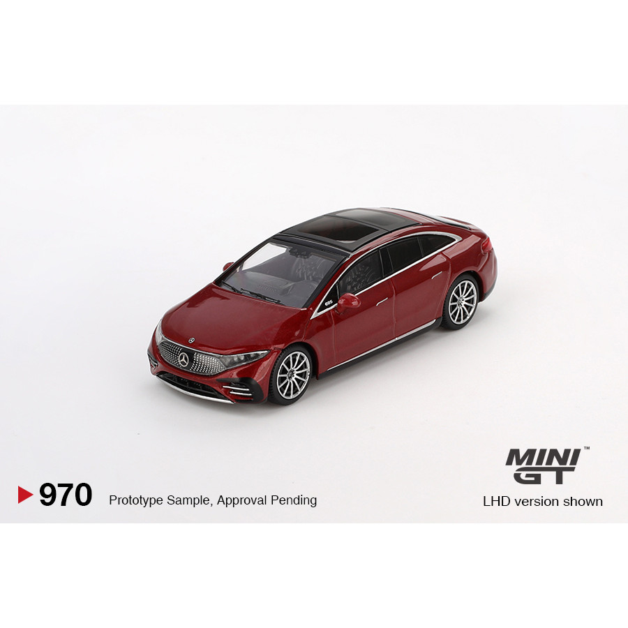 MINI GT No.970 Mercedes-Benz EQS 580 4MATIC Kim Loại Đỏ MGT00970