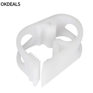 OKDEALS 10 Kẹp Ống Có Thể Điều Chỉnh, Trắng 6 ~ 12mm / 1 / 4 "~ 1 / 2" Kẹp Ống Nhựa, Phòng Thí Nghiệm Nhựa Cao Cấp Van Pinch Chai Bia
