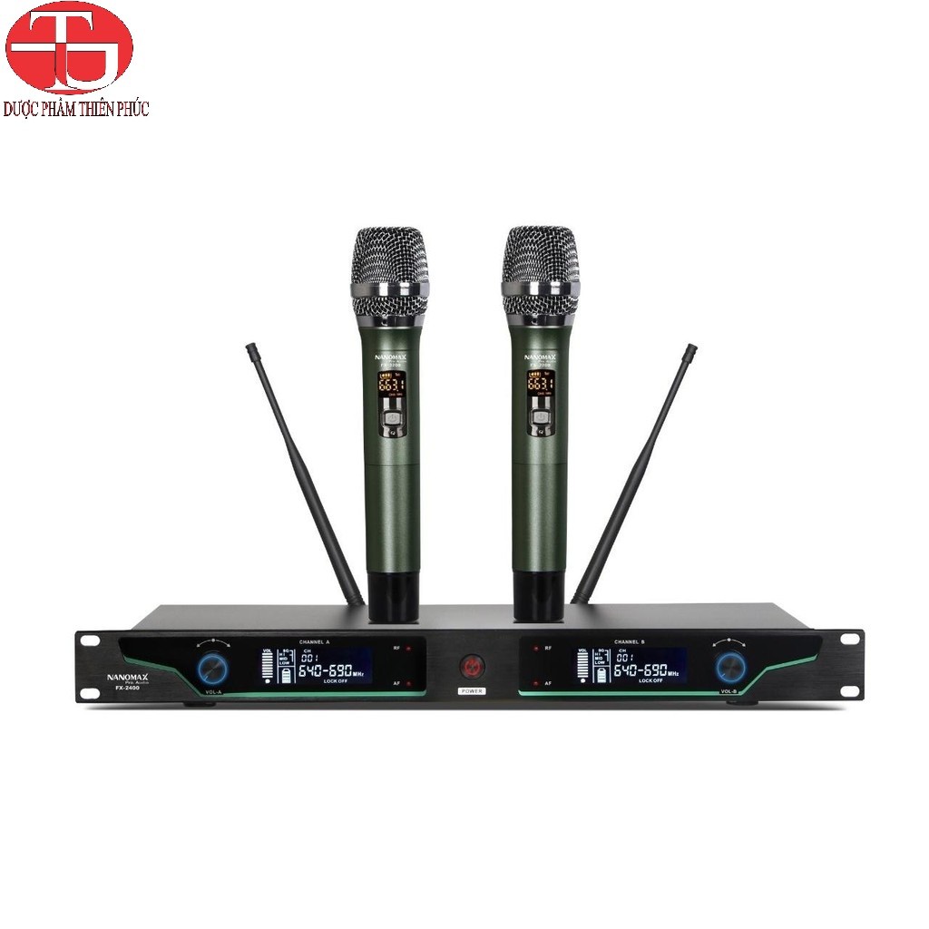 MICRO KHÔNG DÂY NANOMAX FX 2400  - Hoàng Phúc audio