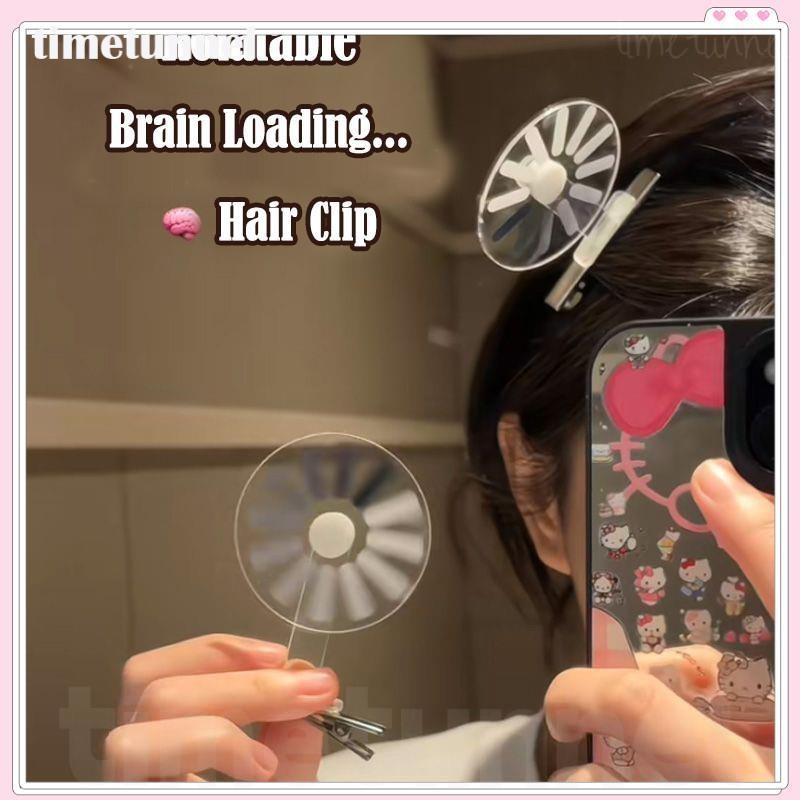 Kẹp Tóc Xoay Đứng Chờ Hình Nhân Vật Brain LOADING - Ngọ Nghĩnh Và Độc Đáo