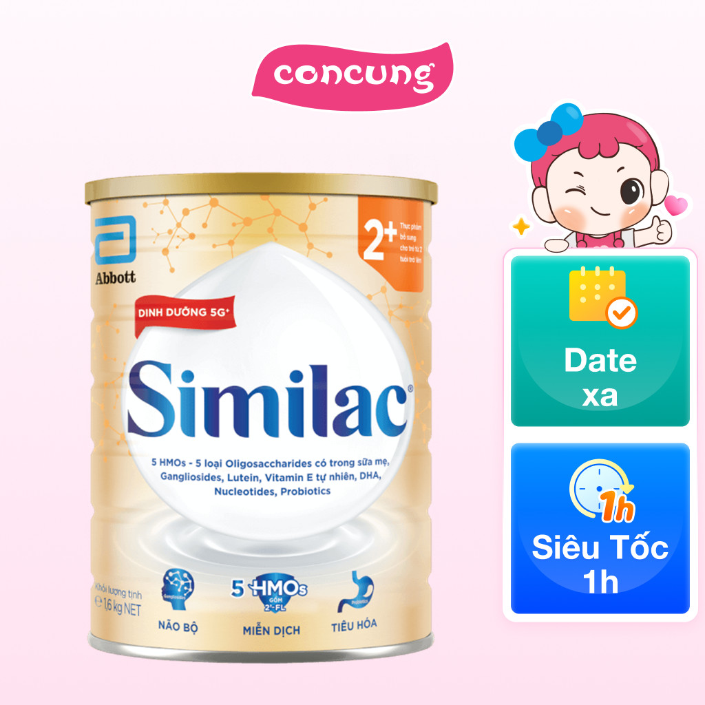 Sữa Similac 5G số 2+ 1,6kg