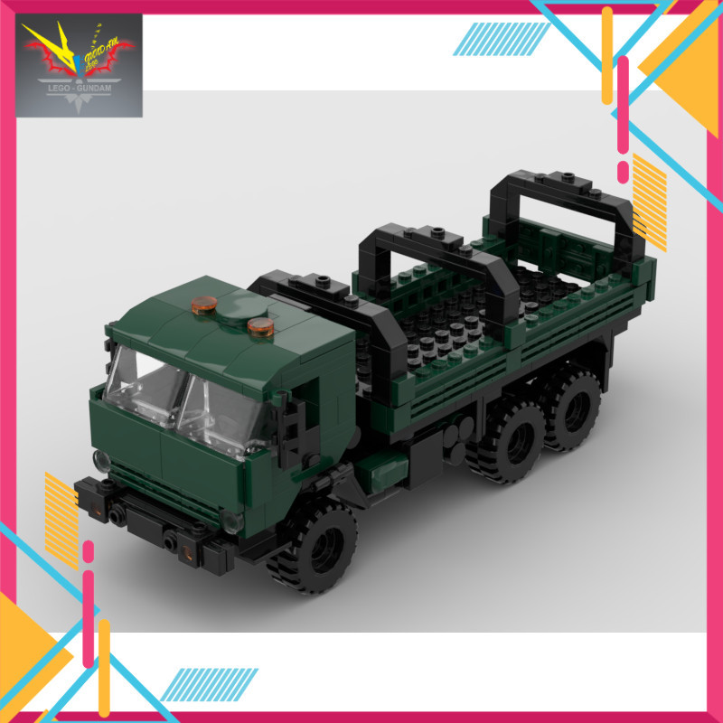 Đồ Chơi Lắp Ráp Army Moc Quân Sự Kamaz 6x6 Camo