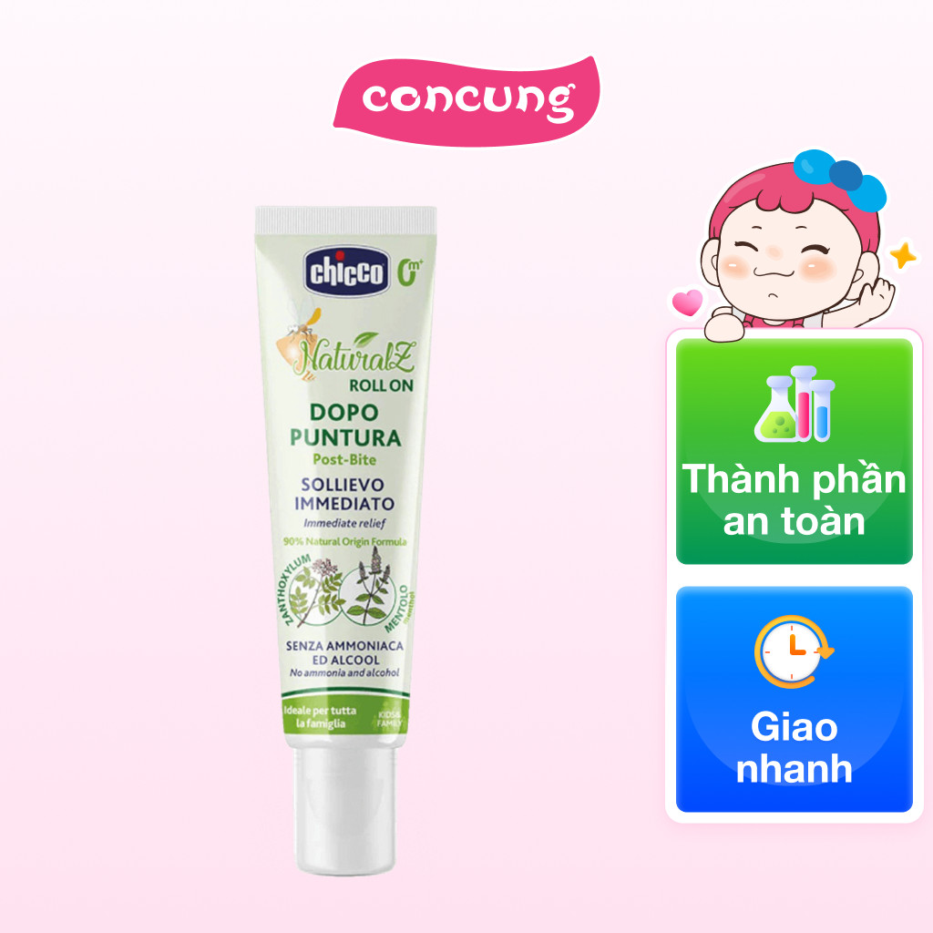 Lăn bôi vết muỗi đốt, côn trùng cắn Chicco 10ml