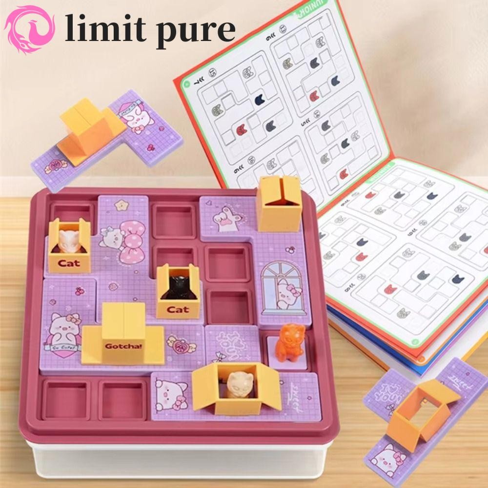 LIMIT PURE Cat Express Box Board Game Đồ chơi giáo dục thủ công Huấn luyện IQ