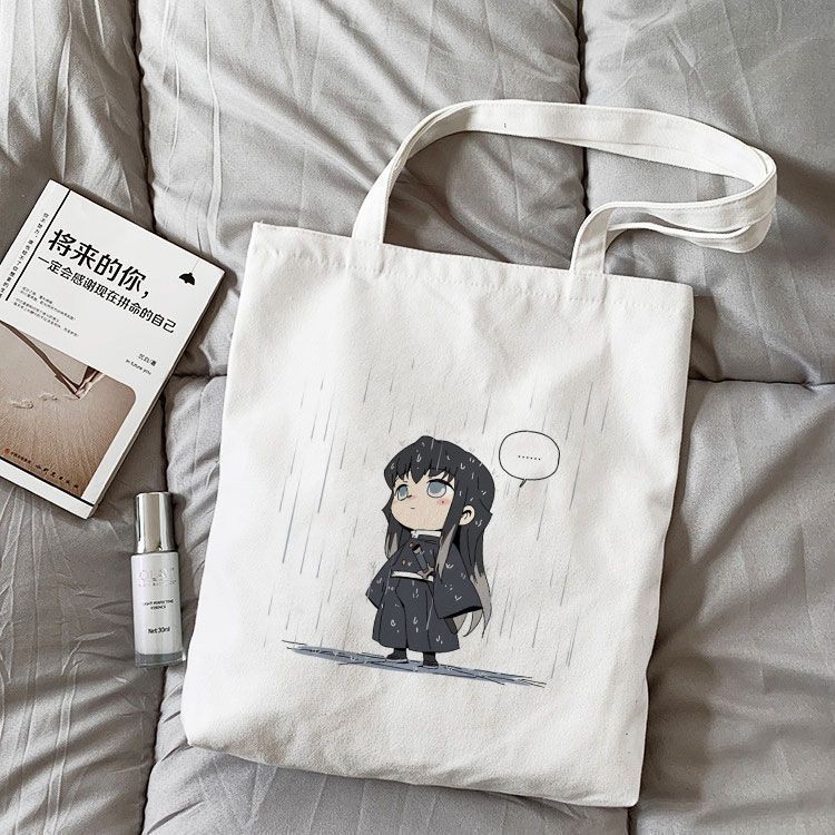 Demon Slayer / Muichiro Tokito / Demon Slayer Tokito Muichiro Hàng hóa Túi vải di động một vai Dung 