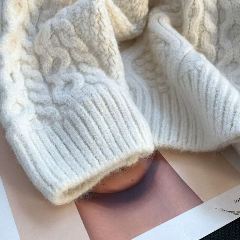 Meet-Adm Áo Len Dệt Kim Dày Dặn Dành Cho Nữ Áo Cardigan Dệt Kim Nơ Thời Trang Thu Đông Mới | BigBuy360 - bigbuy360.vn