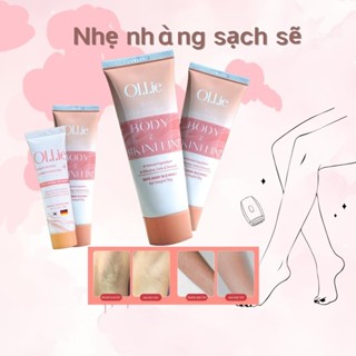 1 Kem tẩy lông OLLIE , tẩy lông vùng kín, nách, tay, chân, triệt lông an toàn không đau rát dung