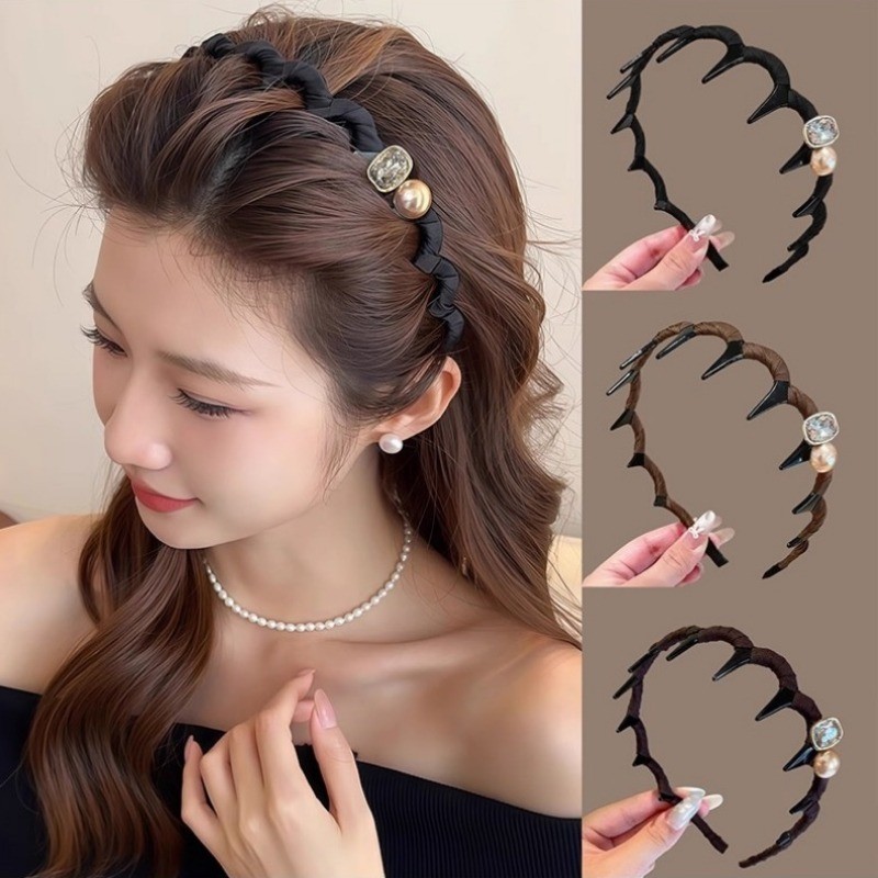 【Bờm Tóc】Băng đô Cài Tóc Rửa Mặt Tiểu Thư Xoắn Phồng Đa Năng Sang Trọng Thời Trang Hàn Quốc  - Phụ Kiện Tóc Đẹp Cho Nữ