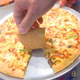 Kittenbaby 6-12inch Không Dính Pizza Chảo Pizza Khay Nướng Bánh Hợp Kim Nhôm Máy Nướng Dụng Cụ Nhà Bếp Bánh Pancake Tròn Pizza Bánh Ngọt Khay Nướng Mới