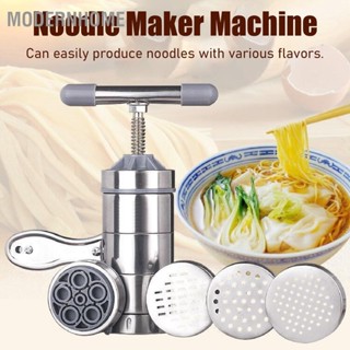 ModernHome Máy làm mì bằng thép không gỉ ống tay ép cho nhà bếp