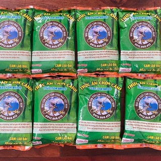 8 gói cám Bao Xanh Lão Đại - Cám chim Tổng Hợp Lão Đại