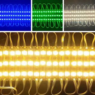 20 Cái / lốc Siêu Sáng SMD 5054 Mô Đun LED Thiết Kế Quảng Cáo Mô Đun LED Chất Lượng Cao Chiếu Sáng 3 LED DC12V