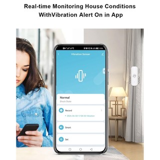 Cho Tuya Nhà Thông Minh Cho WiFi Cảm Biến Rung Giám Sát Từ Xa Tự Động Thông Minh