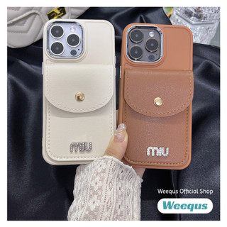 Ốp Điện Thoại Đựng Thẻ Da Cao Cấp Cho iPhone 16 Pro Max 16 Plus 15 Plus 15 Pro Max 14 13 12 11 Pro Max 7Plus 8Plus Bìa Mềm