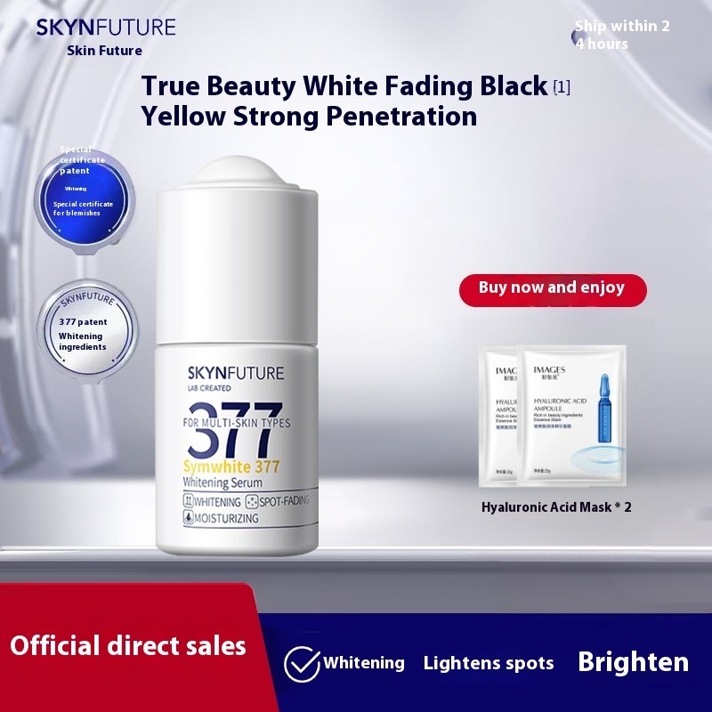 SKYNFUTURE 377 Làm trắng da chống vàng và đốm sáng Nicotinamide Làm sáng da chống thâm tinh chất dưỡ