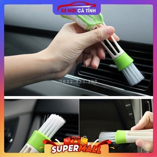 chổi vệ sinh cửa gió điều hoà xe hơi, chổi quét bụi bàn phím máy tính, cây lau nội thất taplo xe, bàn chải quét cửa gió