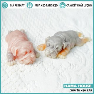 KẸO SÁP - CHÓ PITBULL 3D - NHÂN MỨT HOA QUẢ MIX THẠCH
