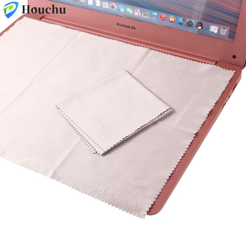 Houchu Laptop Bàn Phím Chăn Laptop Màn Hình Vải 13 / 15 / 16 Inch Laptop Màn Hình Vải Vệ Sinh Microfiber Chống Bụi Chăn Bao Da Bàn Phím