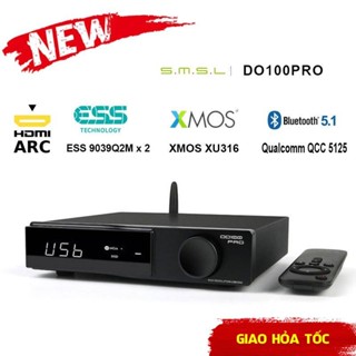 Giải Mã Âm Thanh SMSL DO100PRO ES9039Q2Mx2 Bluetooth 5.1 DAC