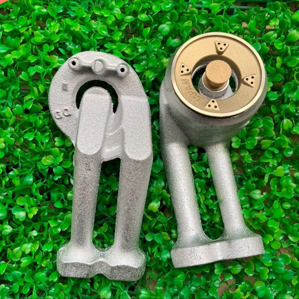 Ống điếu bếp gas , đầu đốt mâm chia lửa - Điếu gang đôi 2 họng lửa đa năng sử dụng cho dòng bếp VN