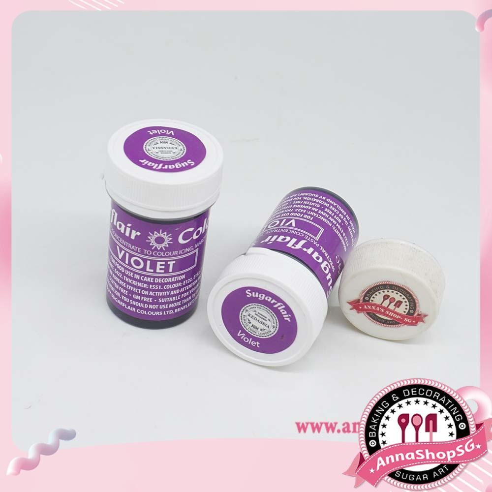 MÀU PASTE THỰC PHẨM SUGARFLAIR 25g - VIOLET