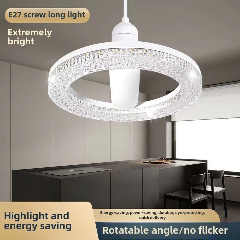 Đèn LED e27 Vít Đèn Tròn Hộ Gia Đình Bảo Vệ Mắt Tiết Kiệm Năng Lượng Đèn Pha Lê Bóng Đèn LED
