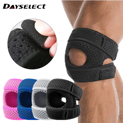 Dayselect 1 Miếng Có Thể Điều Chỉnh Đầu Gối Bảo Vệ Bóng Rổ Chạy Thoáng Khí Thể Dục Bảo Vệ Nấm Mồ Hôi