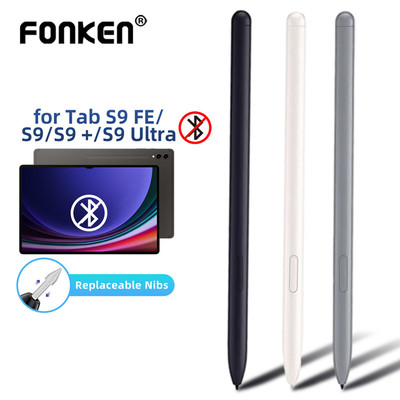 Fonken Tablet Stylus S Pen Dành Cho Samsung Galaxy Tab S9 / S9 FE / S9 Ultra Suppprt Đầu Có Thể Thay Thế