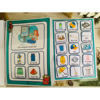[Autismshop] []Học liệu bé chuẩn bị