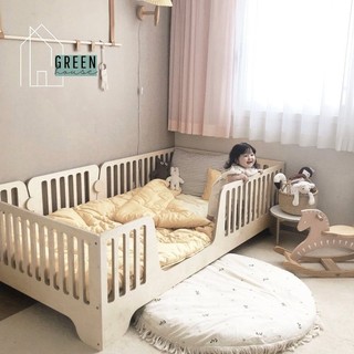 Giường Montessori Giường Cho Bé Ra Riêng Gường Cũi Gỗ Phủ Melamin Chất Liệu Thân Thiện Green HHouse