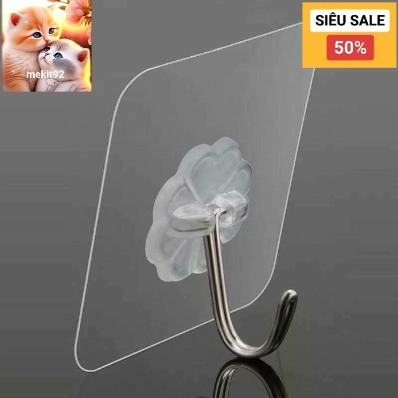 Combo 5 móc dán tường chịu lực treo đồ