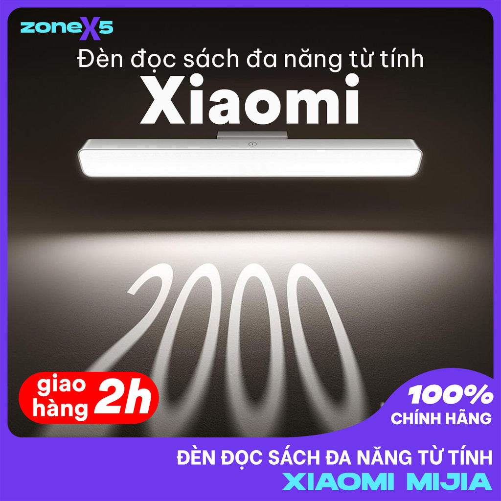Đèn đọc sách tích điện 𝗫𝗶𝗮𝗼𝗺𝗶 Mijia - Đèn học từ tinh 𝗫𝗶𝗮𝗼𝗺𝗶 lắp đặt linh hoạt, bảo vệ mắt