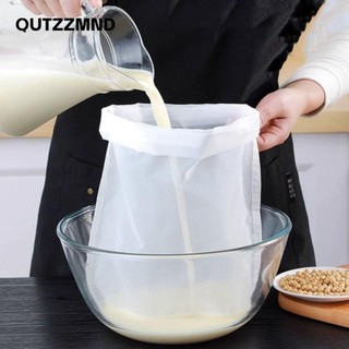 Bộ lọc đậu phụ QUTZZMND, Túi lọc vải phô mai tốt cho sức khỏe có thể tái sử dụng, Bộ lọc gia vị Nylon