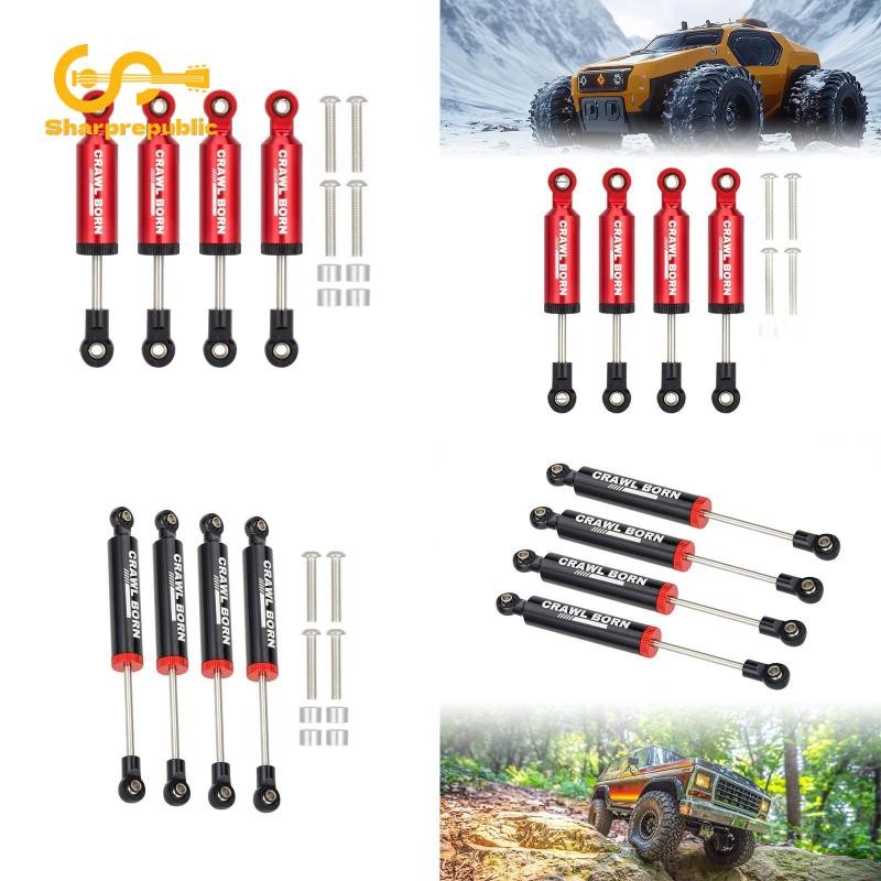 Sharprepublic 4x RC Giảm Chấn Xe Hơi Bộ Giảm Chấn 70 Mm Hợp Kim Giảm Chấn Thủy Lực