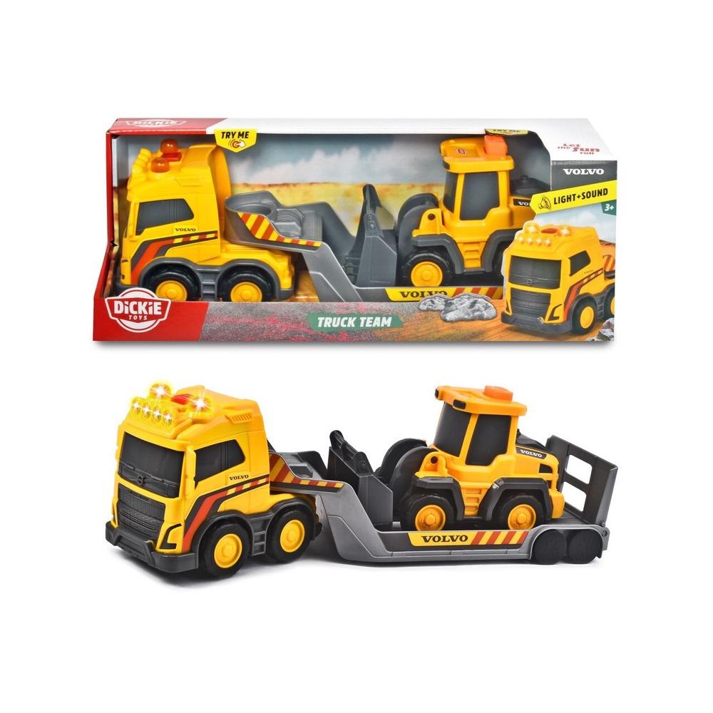 203725008 Bộ Đồ Chơi Xe Xây Dựng DICKIE TOYS Volvo Truck Team
