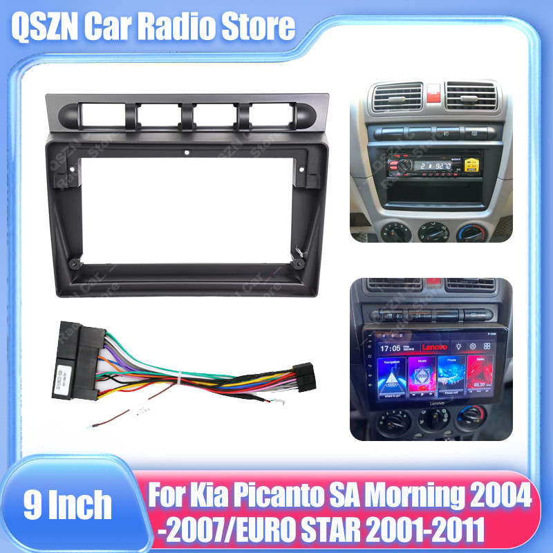 Đài Phát Thanh Ô Tô Fascia Cho Kia Picanto Buổi Sáng 2004-2007 EURO STAR 2001-2011 Android MP5 Người