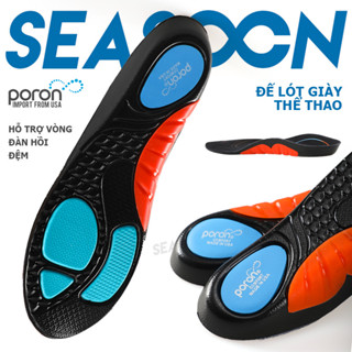 Miếng Lót Giày Hấp Thụ Sốc Poron Hỗ Trợ Vòm Cho Chân Phẳng Chống Sốc Chuyên Dùng Cho Giày Thể Thao