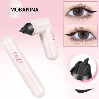  Tem lót mắt MOBANINA Tem kẻ mắt màu đen không thấm nước Di động lâu trôi Dễ sử dụng Bút kẻ mắt 
