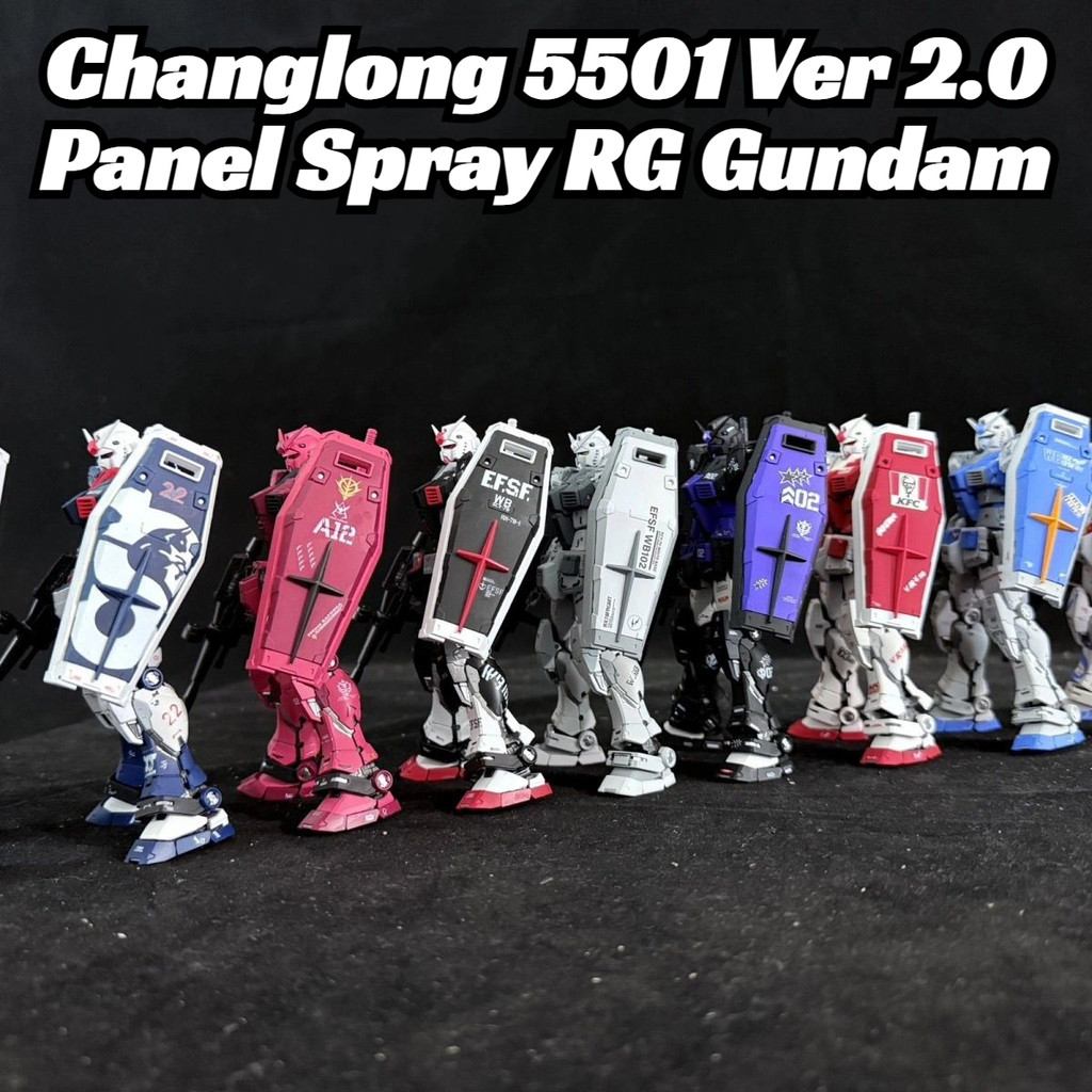 Phiên bản sửa chữa Changlong 5501 Ver.2.0 Panel Spray RG Gundam - Bộ sưu tập huyền thoại mười màu | 