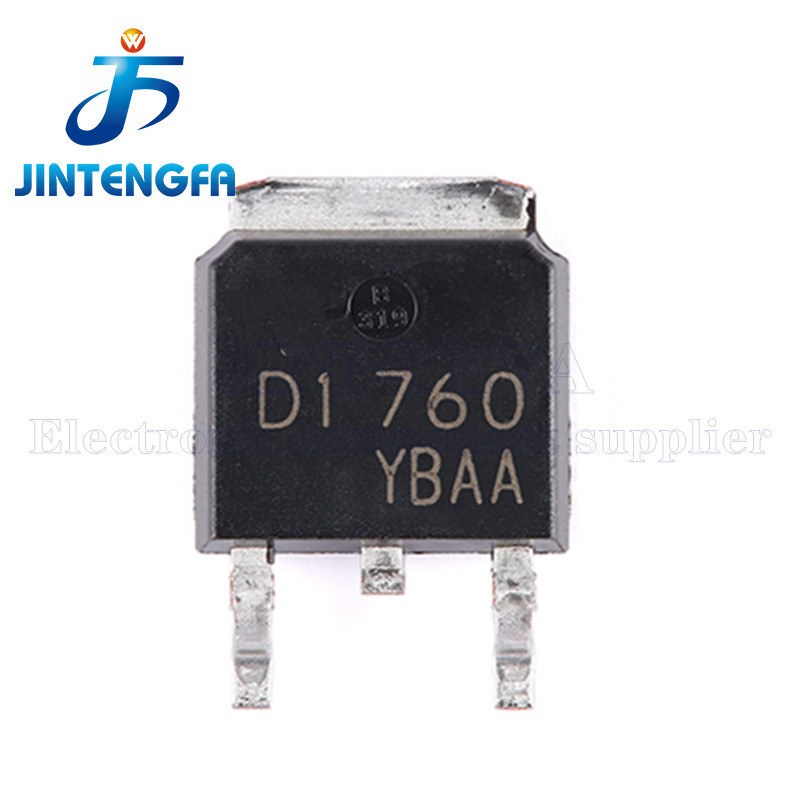 Transistor Transistor 10 CÁI 2SD1760 D1760 2SD1760TLQ TO252 DPAK NPN 3A 50V SMD Transistor Transisto