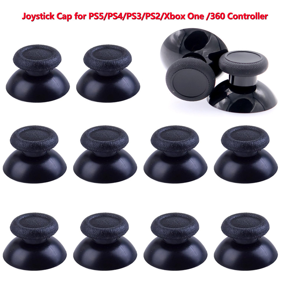 10 Chiếc Thay Thế Ngón Tay Cái Analog Cho PS5 / PS4 / PS3 / PS2 Bộ Điều Khiển Mũ Điều Khiển Sửa Chữa Các Bộ Phận Cho XBOX ONE / 360 Phụ Kiện