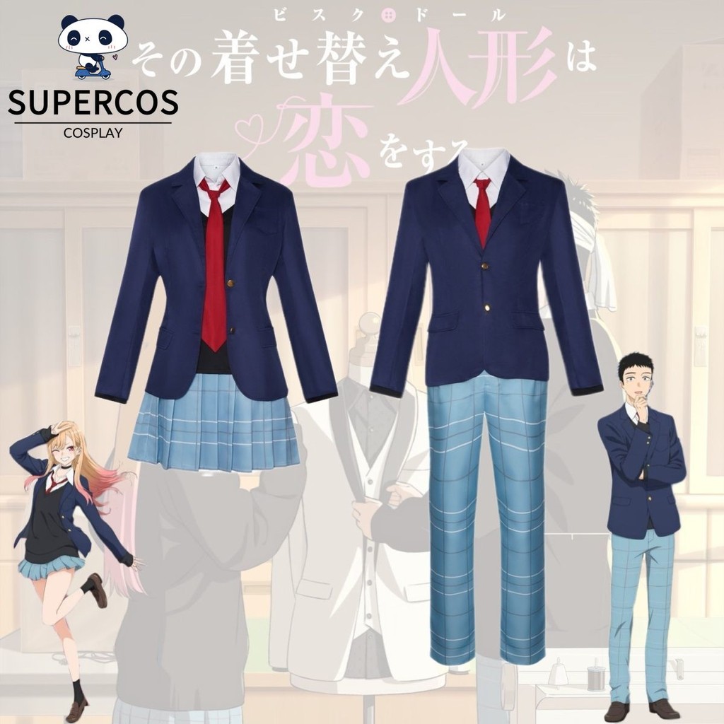 Bộ đồng phục cosplay My Dress-Up Darling dành cho nhân vật Wakana Gojo và Kitagawa Marin