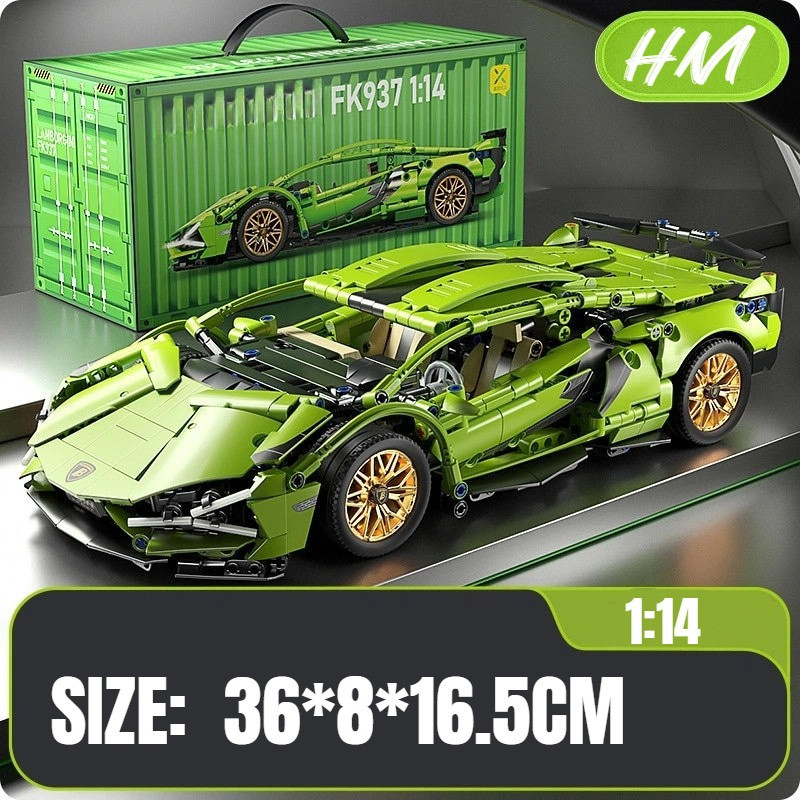 Đồ Chơi Lắp Ráp Siêu Xe 1280+ Mảnh