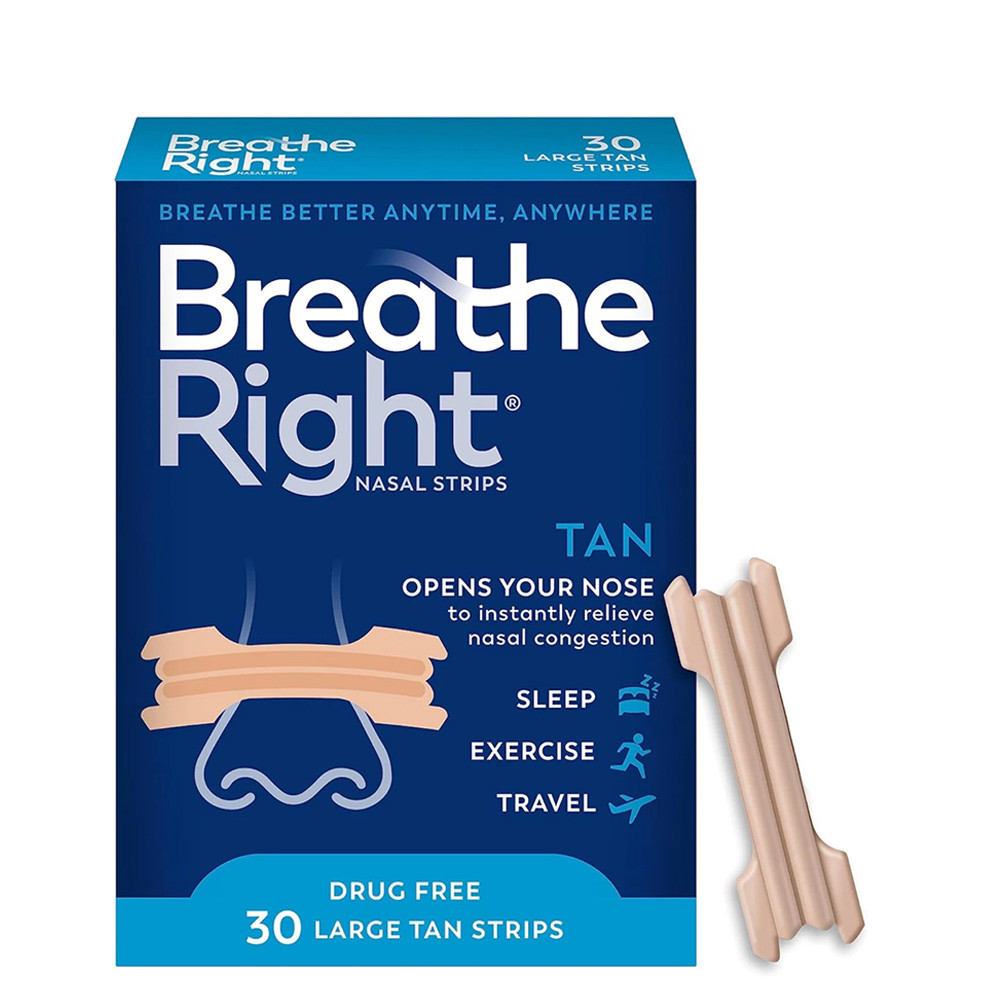 Breathe Right Original Nasal Strips 30 Large Strips