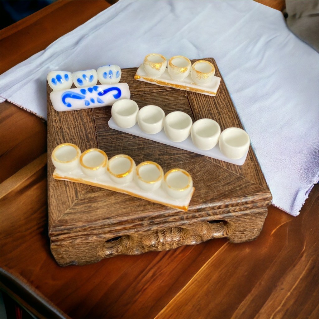 Chung nước mini phong thuỷ trang trí bàn thờ mini bàn thờ thần tài ông địa bàn làm việc