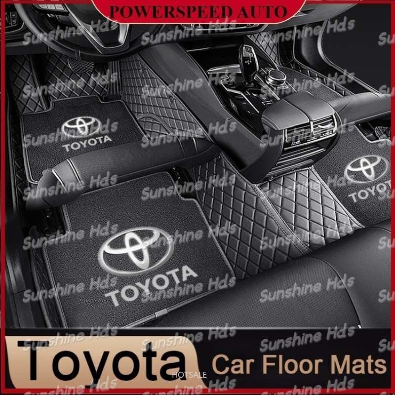 4 Cái / bộ Thảm Ô Tô TOYOTA Chống Trơn Trượt Cho Xe Toyota Vios Hilux Camry Harrier Innova Rush Yari