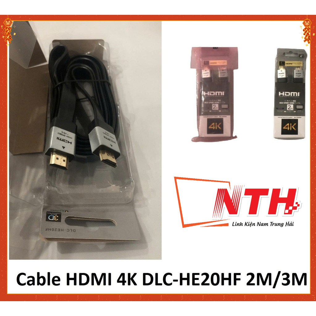 [KOL] Cáp HDMI 4K DLC-HE20HF 2M