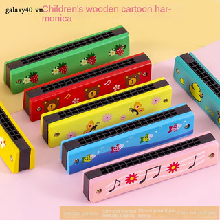 Kèn harmonica Gỗ / Kèn harmonica 16 Lỗ Cho Bé