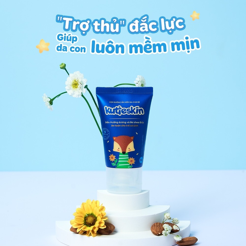 Kem nẻ dưỡng ẩm mềm da Kutieskin 30gr sản phẩm chuyên biệt dành riêng cho trẻ sơ sinh và trẻ nhỏ - KKA01